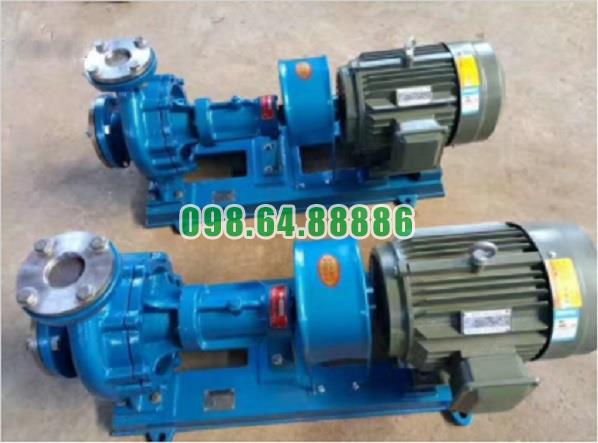 Bơm dầu nóng công nghiệp RY50-32-160 cột áp 30 m, tốc độ quay 2900 vòng/phút, công suất 3 kW, lưu lượng 12.5 m3/h